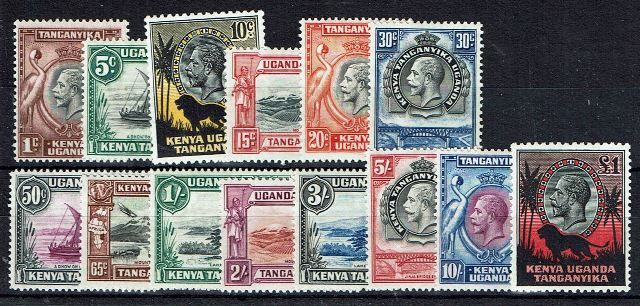 Image of KUT-Kenya Uganda & Tanganyika SG 110/23 LMM British Commonwealth Stamp
